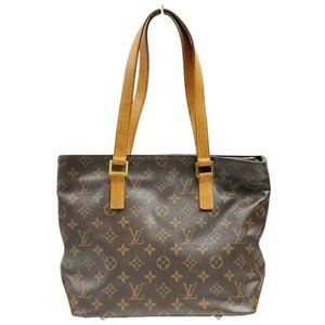 Authentic Louis Vuitton Shoulder Bag Cabas Piano Monogram Used LV Handbag Vintag
